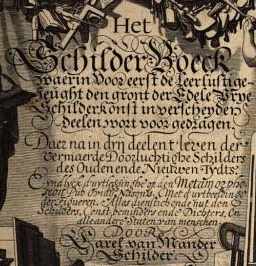 Schilder-Boeck, titelpagina
