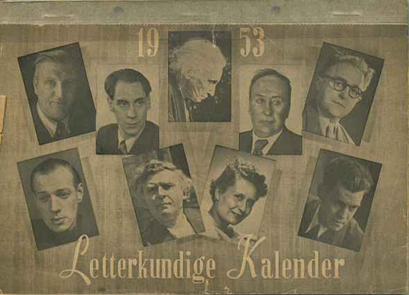 KALENDER. - Letterkundige Kalender 1953.