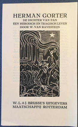 PROSPECTUS. - Prospectus Rotterdam, W.L. & J. Brusse. Herman Gorter, de dichter van Pan.