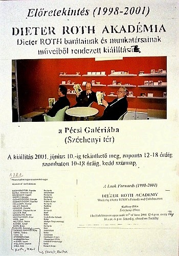 PR Voss 2 posters on the
      occasion of the Dieter Roth Academy exhibition in Pecs May June
      2001 2.jpg