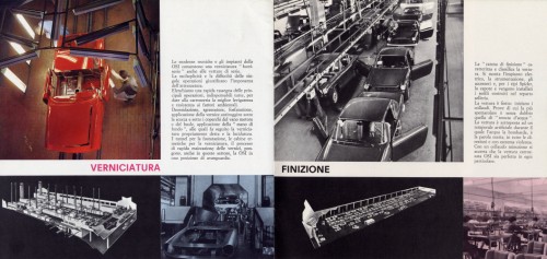 There aren't many photographs available of the Fiat 2300 S under construction but following is a selection of what has been found.