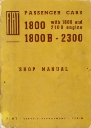 Fiat 2300S Coupe Workshop Manual