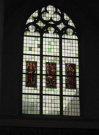Gebrandschilderd raam St Catharinakerk