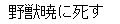 Japanese title