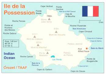 map of Ile de la Possession