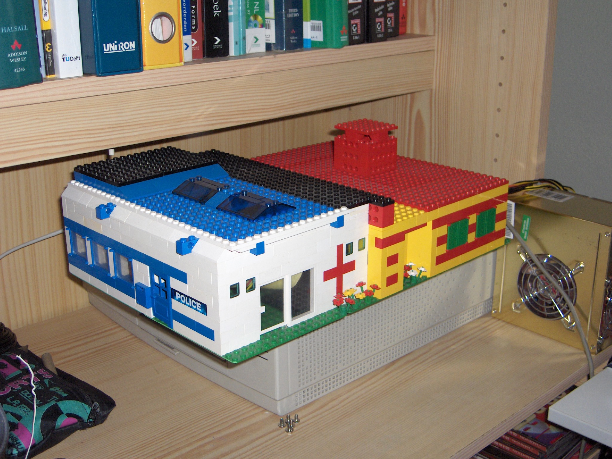 a photo of my Lego PC