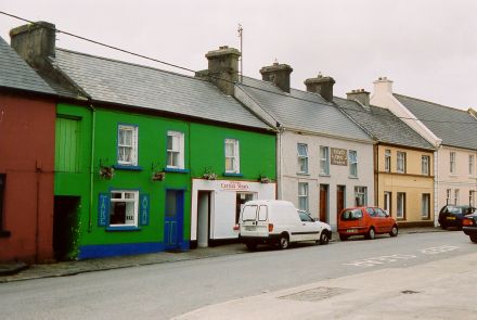Kleurige huisjes in Garrick