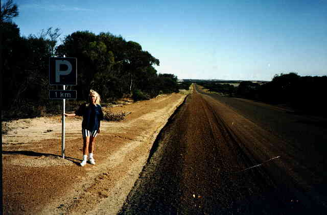 The long road to Wave Rock