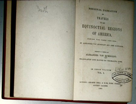 Het boek van Von Humboldt
