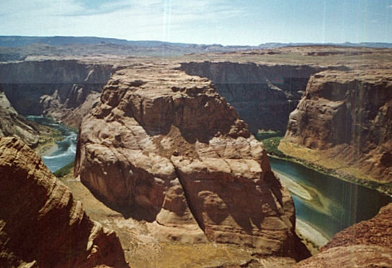 A little downstream of the Dam: Horshoe Bend