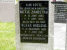 Grafsteen: Klaas Boelens en Metje Zandstra