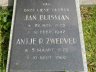 Grafsteen: Jan Buisman en Antje Zwerver