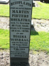 Grafsteen: Marten Pieters Hoekstra en Degiena Wondaal