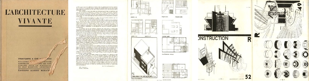 BADOVICI, Jean direction / VAN LOGHEM J.B. - L'architecture vivante, documents sur l'activit constructive dans tous les pays publis sous la direction de Jean Badovici - Printemps & Et MCMXXXIII. Numro 39.