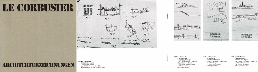Grieshaber, H. - Le Corbusier Architekturzeichnungen 1916-1965.