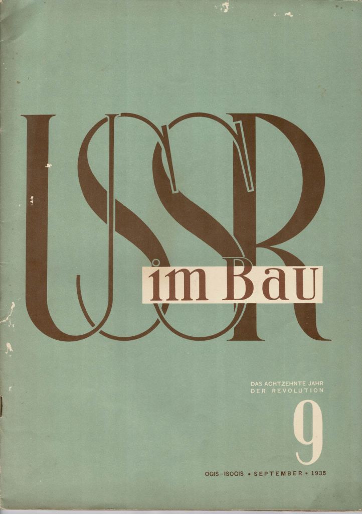 N/A. - U.S.S.R. im Bau. 1935 no. 9