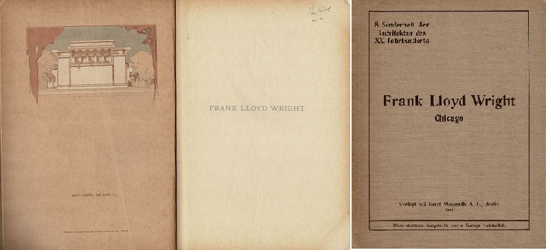 Ashbee, C.R. - Frank Lloyd Wright. Chicago.