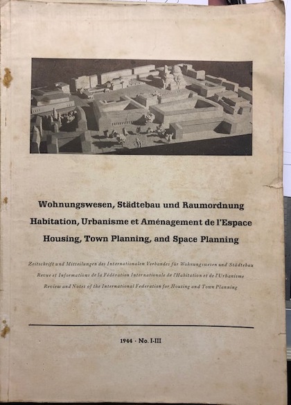N/A - Wohnungswesen Stadtebau und Raumordnung. Habitation Urbanisme et Amenagement de l'espace. Housing Town Planning and Space Planning.
