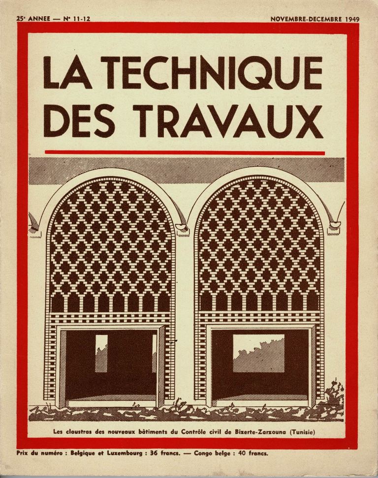N/A. - La Technique des Travaux. 1949 no 11/12.