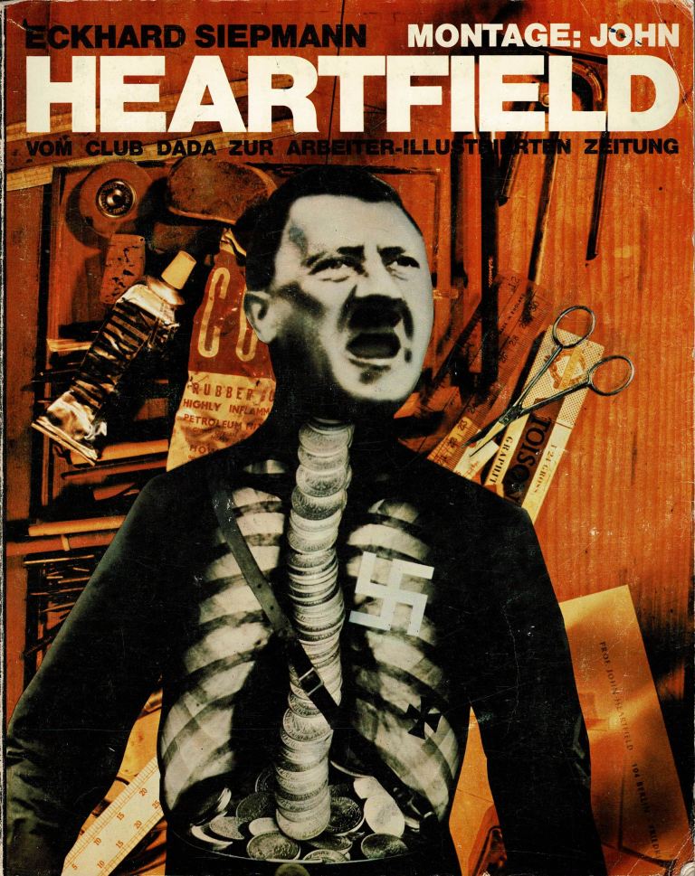 Heartfield, J./Siepmann, Eckhard. - Heartfield, vom Club Dada zur Arbeiter-Illustrierten Zeitung.