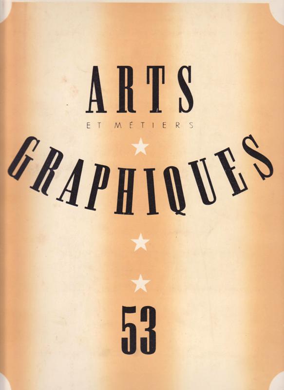 Arts et Mtiers Graphiques 53. - 