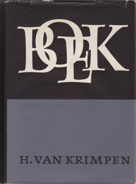 Krimpen, H. van. - Boek over het maken van boeken.