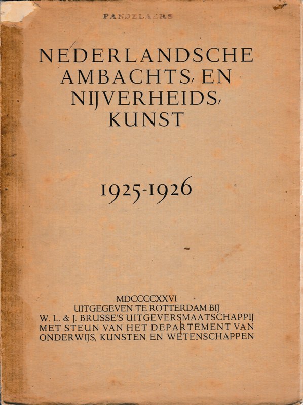 V.A.N.K.Jaarboek. 1925-1926. - Nederlandsche Ambachts-en Nijverheidskunst 1925-1926.