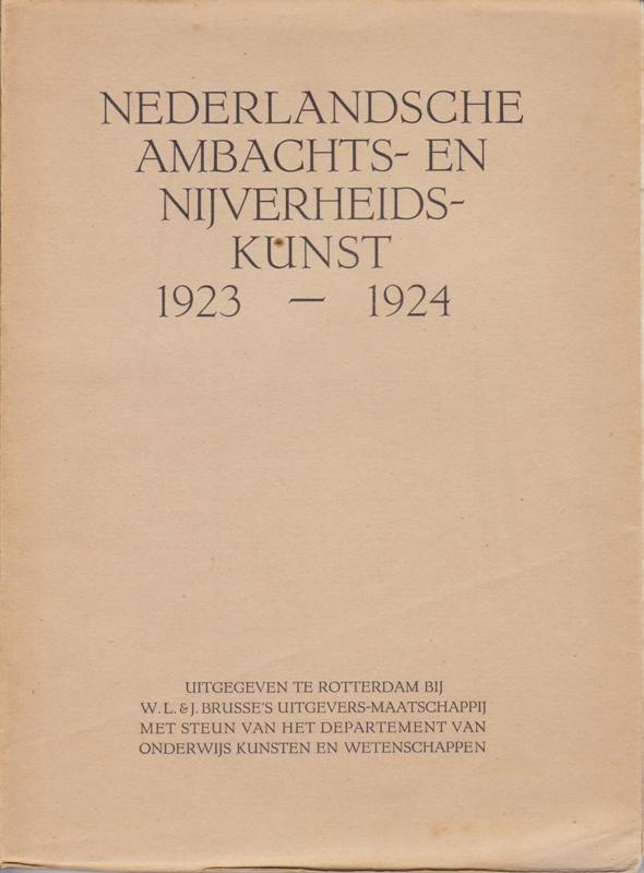 V.A.N.K. Jaarboek 1923-1924. - Nederlandsche Ambachts-en Nijverheidskunst.