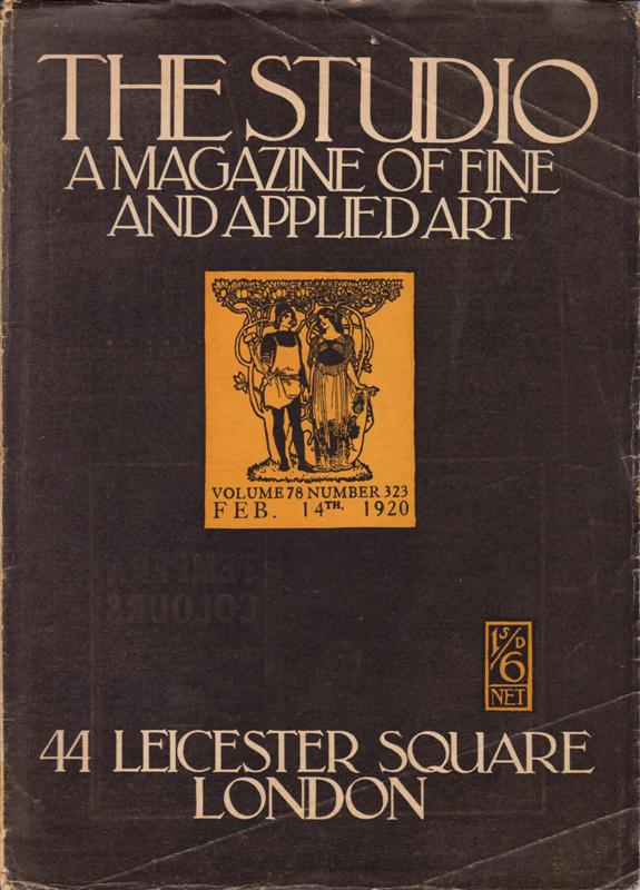 Holme, Geoffrey (Editor) - The Studio. A Magazine of Fine and Applied Art. Volume 78, 79,80. Numbers: 323, 325, 328, 330.