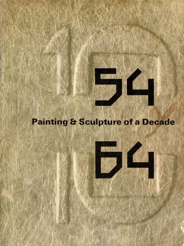 Gowing, Lawrence. Alan Bowness (author/editors) - Painting & Sculpture of a Decade 54-64.