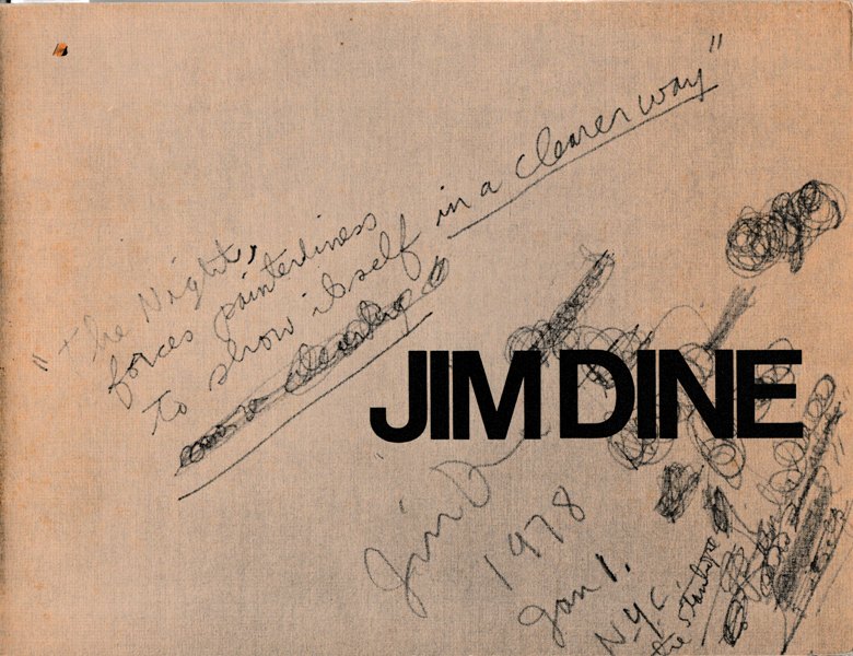 Dine, Jim. - New Paintings April 29-June 9, 1978.