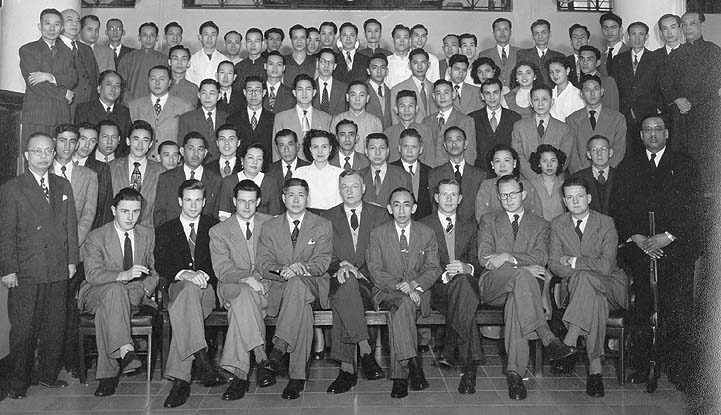 Kantoor staff 1952