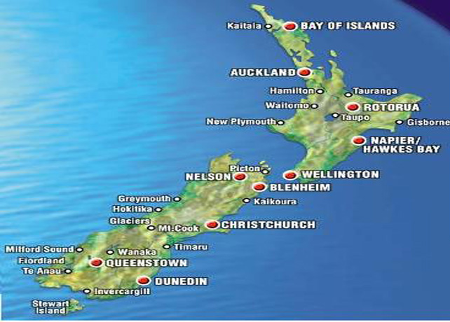 New Zealand Map 1