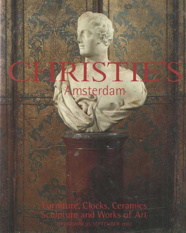 Christie's - Furniture, Clocks, Ceramics, Sculpture and Works of Art. Wednesday 25 September 2002.
