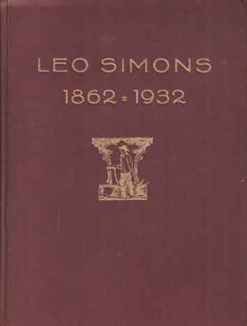 Suchtelen, Nico van e.a. - Ter herinnering aan Dr. Leo Simons 1 augustus 1862 - 11 juni 1932.
