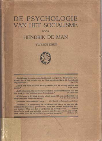 Man, Hendrik de - De psychologie van het socialisme.