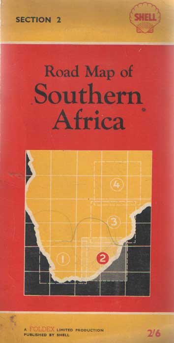  - Road Map of Southern Africa.