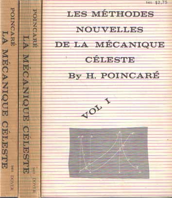 poincar, H. - Les mthodes nouvelles de la mcanique cleste. Volume 1, 2 & 3.