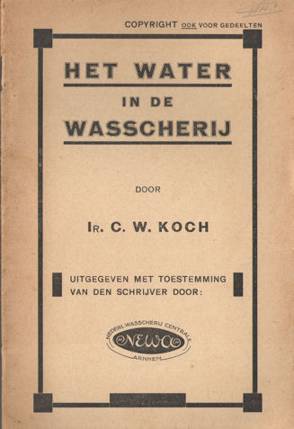 Koch, C.W. - Het water in de wasscherij.