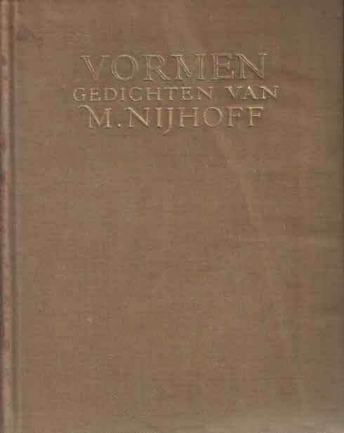 Nijhoff, M. - Vormen. gedichten van M. Nijhoff.