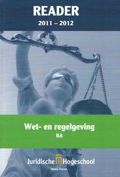  - Wet- en regelgeving K4.