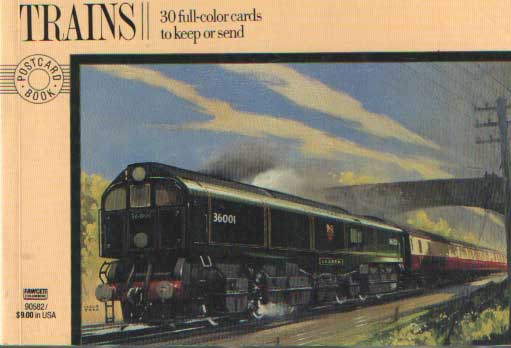  - Trains. 30 full color cards to keep or send.