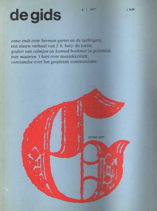 Constandse, H. Mulisch e.a. (redactie), A.L. - De Gids. Algemeen Cultureel Maandblad. Honderdveertigste jaargang, 1977 no. 6.