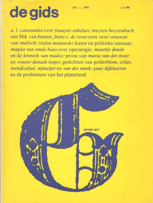 Constandse, H. Mulisch e.a. (redactie), A.L. - De Gids. Algemeen Cultureel Maandblad. Honderdnegenendertigste jaargang, 1976 no. 6.