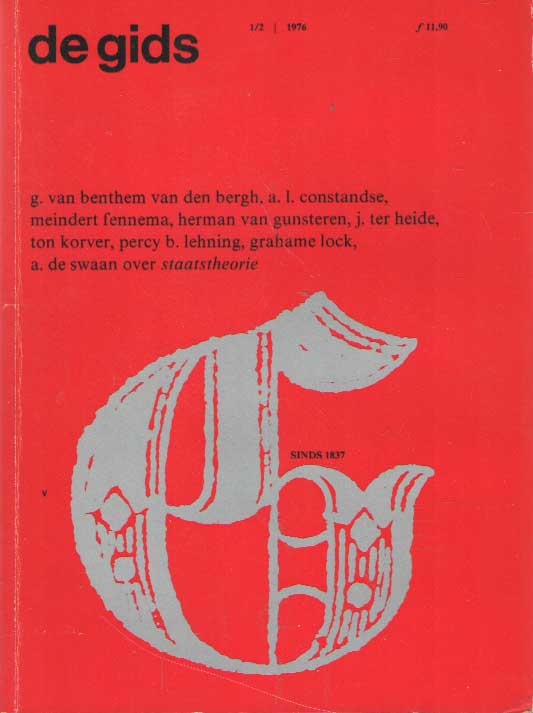 Constandse, H. Mulisch e.a. (redactie), A.L. - De Gids. Algemeen Cultureel Maandblad. Honderdnegenendertigste jaargang, 1976 no. 1/2.