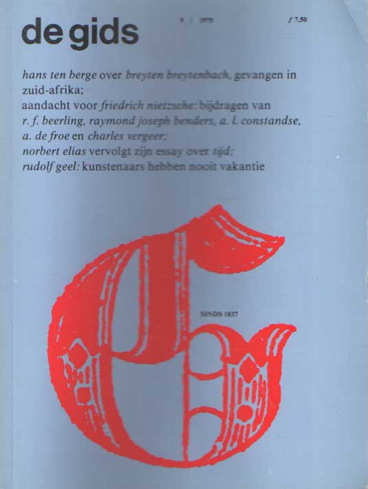 Constandse, H. Mulisch e.a. (redactie), A.L. - De Gids. Algemeen Cultureel Maandblad. Honderdachtendertigste jaargang, 1975 no. 9.