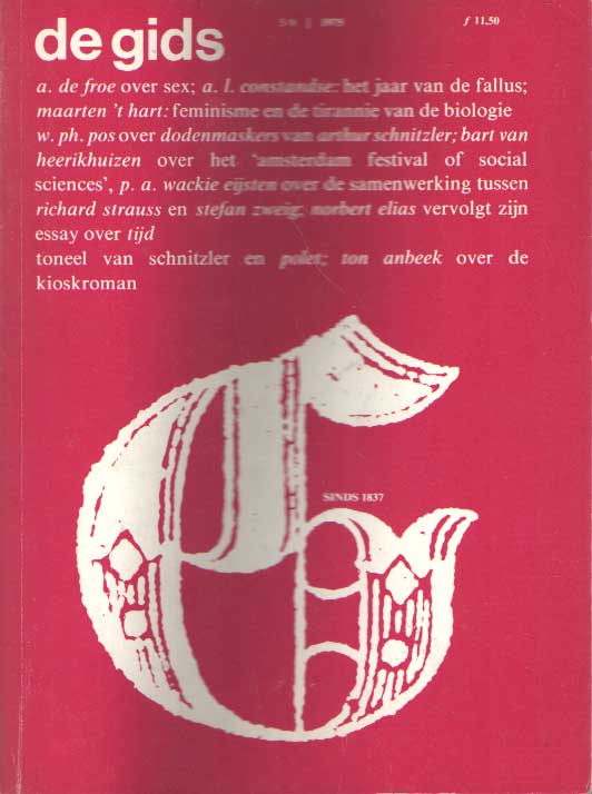 Constandse, H. Mulisch e.a. (redactie), A.L. - De Gids. Algemeen Cultureel Maandblad. Honderdachtendertigste jaargang, 1975 no. 5/6.