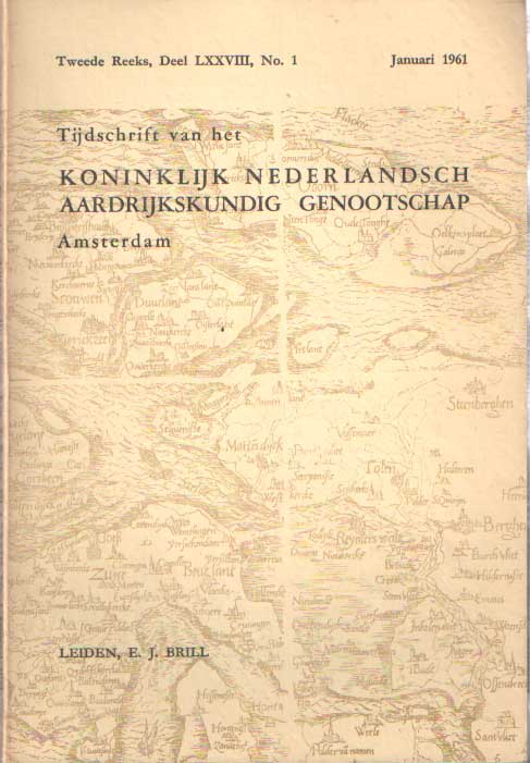 Koninklijk Nederlandsch Aardrijkskundig Genootschap - Tijdschrift van het Koninklijk Nederlandsch Aardrijkskundig Genootschap. Complete jaargang 1961 (4 nummers).