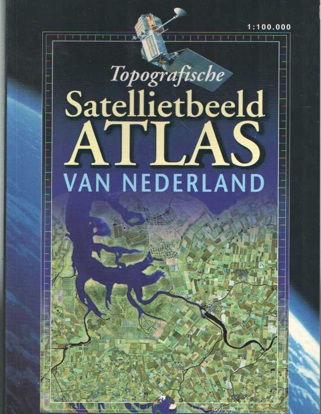  - Topografische satelietbeeld atlas van Nederland..