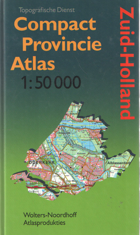 Topografische Dienst - Compact Provincie Atlas 1:50.000 Zuid-Holland.